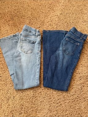The Children's Place Girls' Two-Pack Jeans - Light Blue & Dark Blue